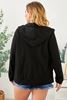 Immagine di PLUS SIZE ZIP UP WITH HOOD JACKET
